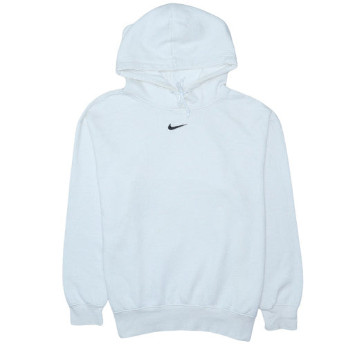 Nike Men's White Pullover Fleece Hoodie Small Regular Fit