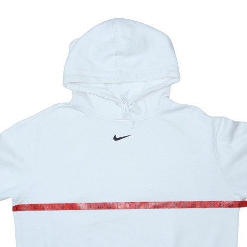 Nike Men's White Pullover Fleece Hoodie Small Regular Fit