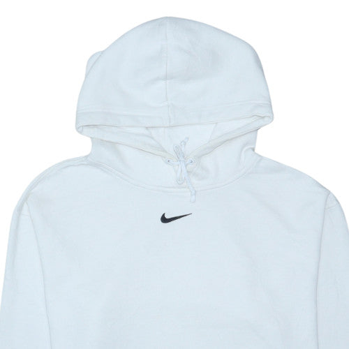 Nike Men's White Pullover Fleece Hoodie Small Regular Fit