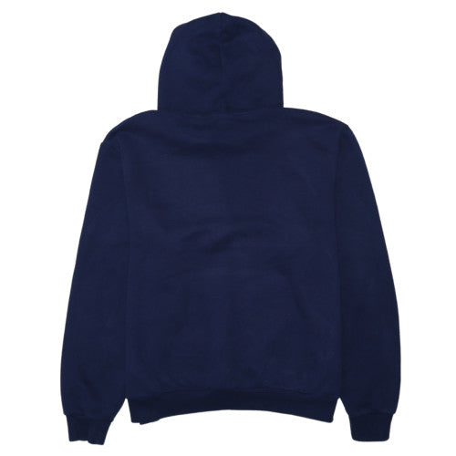 Puma Men's Blue XL Pullover Fleece Hoodie with Logo