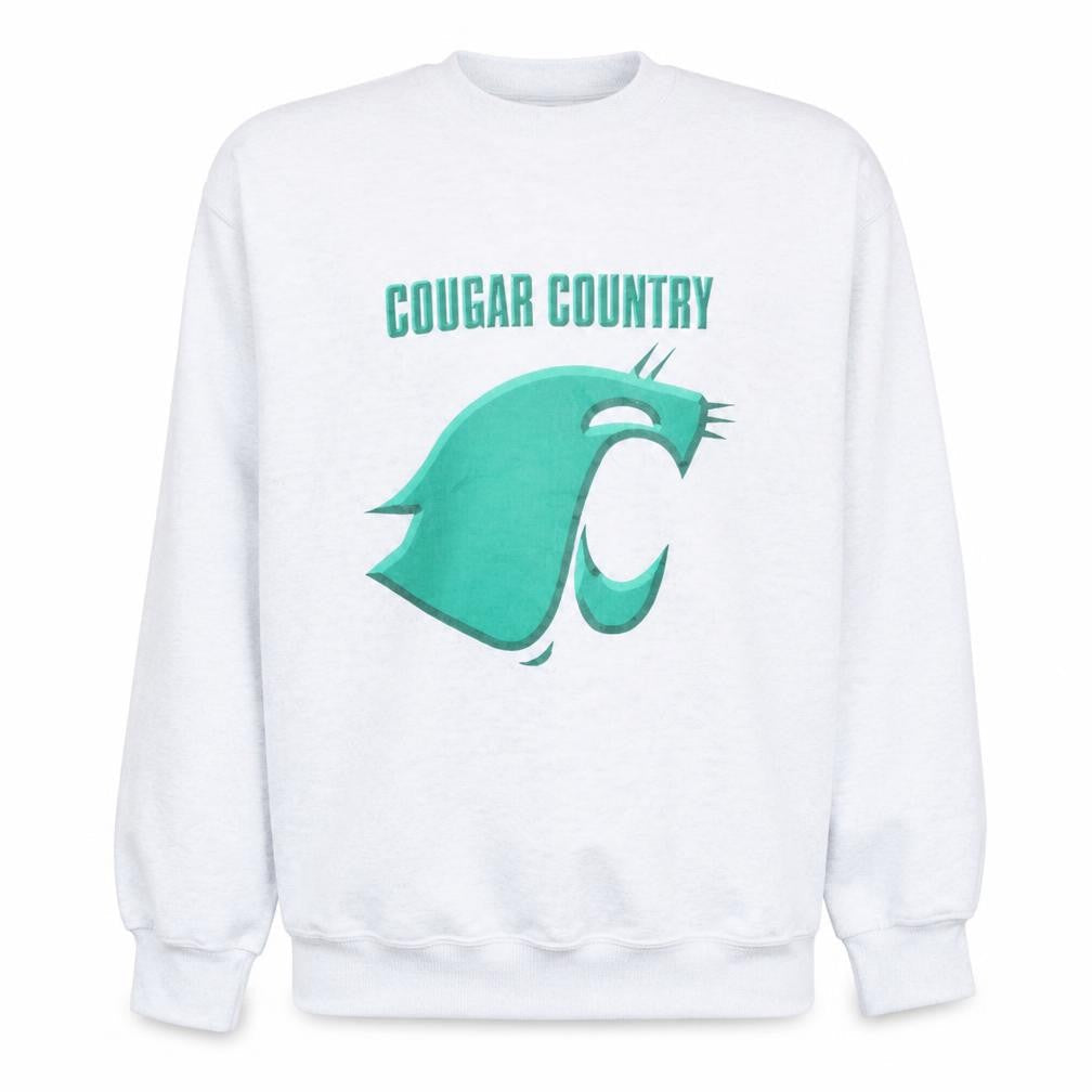 Lee Men's Grey Cougar Country Graphic Pullover Sweatshirt M