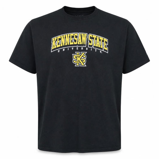 Russell Athletic Men’s Black Kennesaw State University 2XL T-Shirt