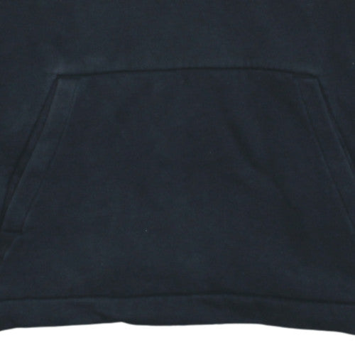 Nike Mens Black L Fleece 1/2 Zip Hoodie with Logo Pocket Style