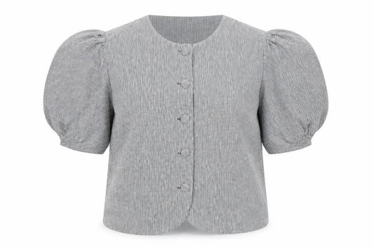 Very Womens Grey Check Short Sleeve Button Blazer Size 18