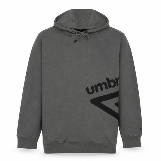 Umbro Men’s Grey Pullover Hoodie 2XL Sports Logo Fleece Sweatshirt