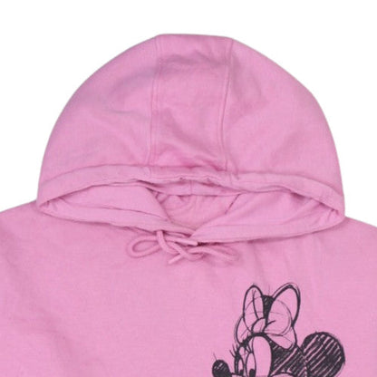 Additional view of Disney Primark Women Pink Minnie Mouse Pullover Hoodie, size S