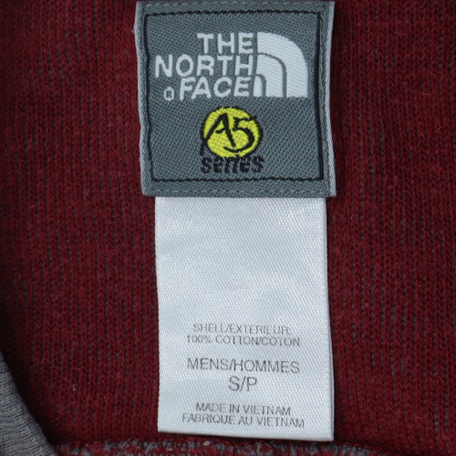 The North Face Men's Red Grey Pullover Sweatshirt Size S