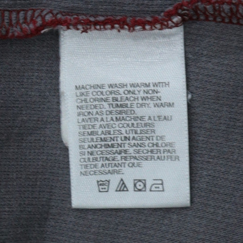 The North Face Men's Red Grey Pullover Sweatshirt Size S