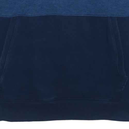 Under Armour Mens Blue 1/2 Zip Hoodie Fleece Pullover Size L