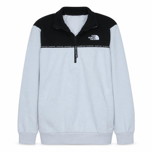 The North Face Womens White Black 1/2 Zip Pullover Sweatshirt Size M