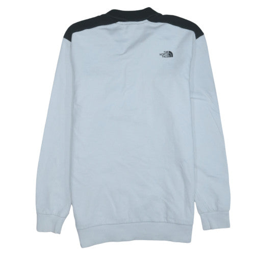 The North Face Womens White Black 1/2 Zip Pullover Sweatshirt Size M
