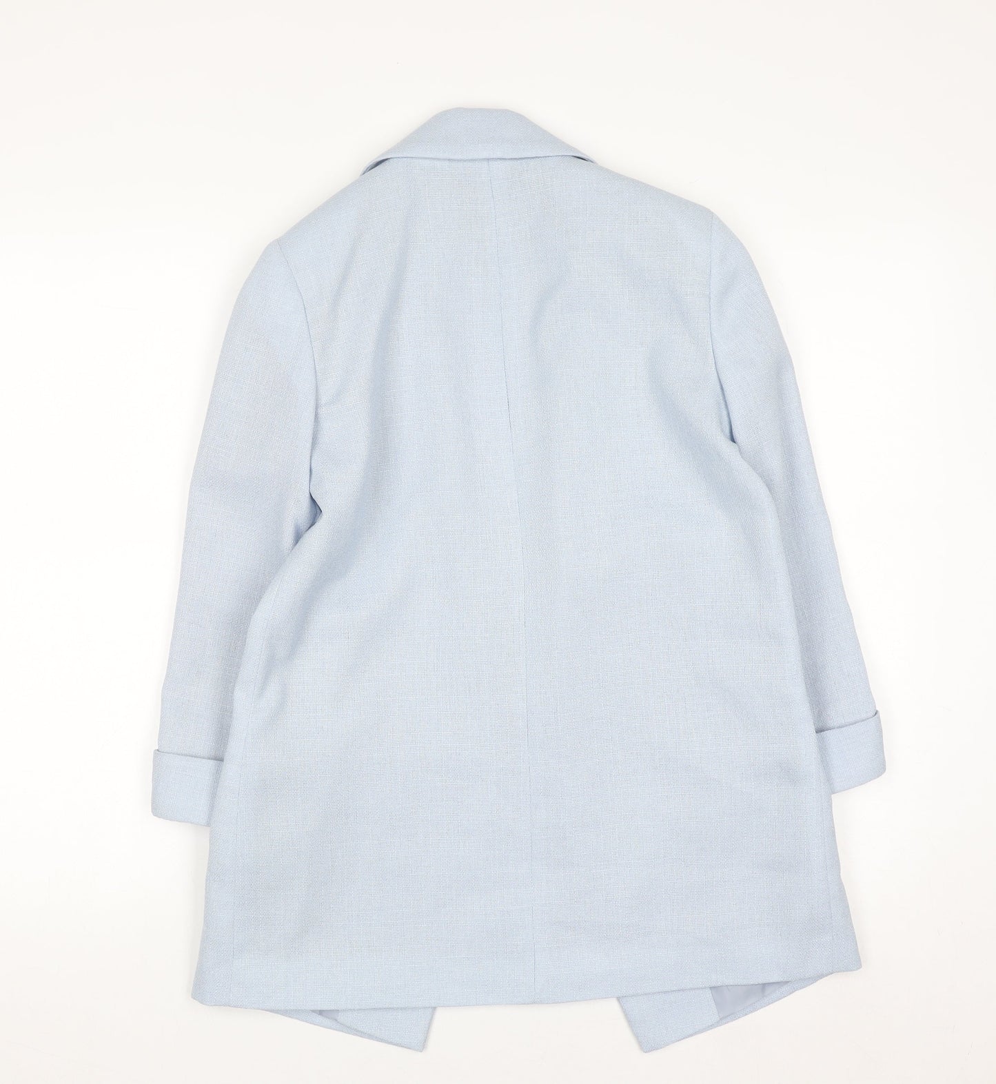 River Island Women’s Blue Blazer Size 6 Regular Lined Single-Breasted