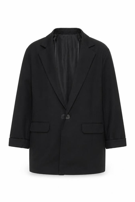 River Island Women’s Black Size 12 Blazer Jacket Smart Workwear