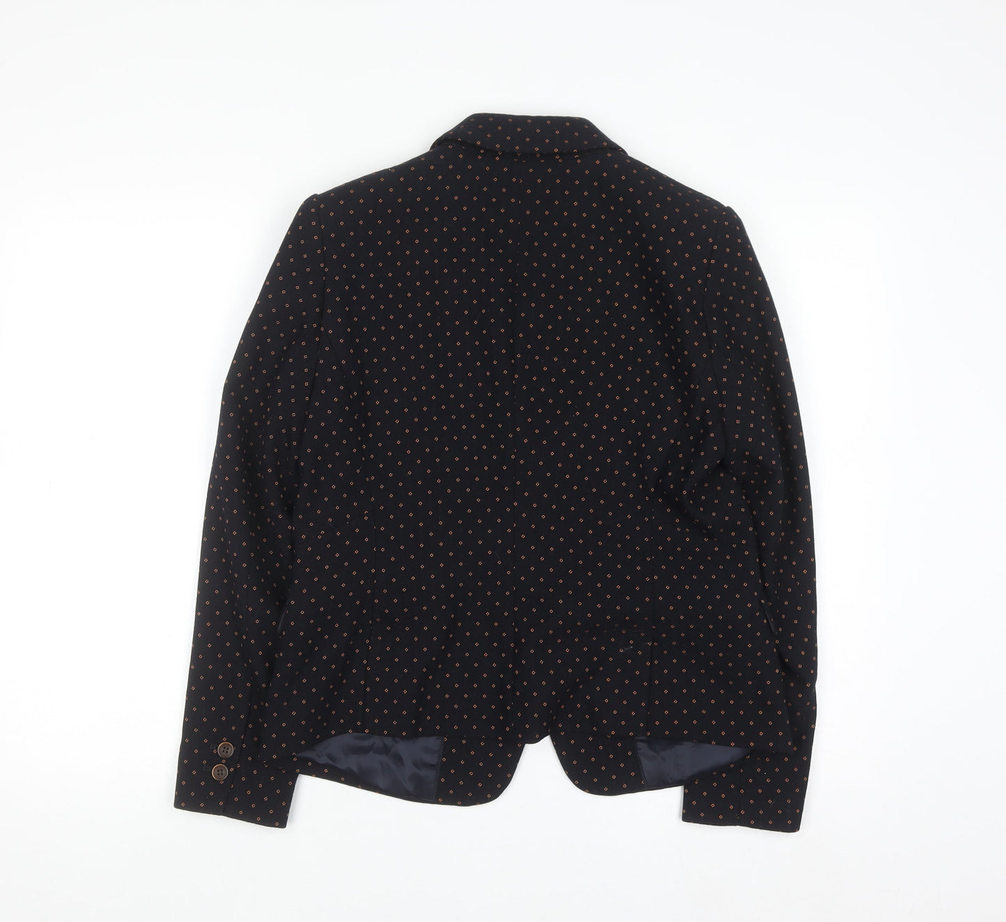Next Women’s Black Polka Dot Blazer UK 14 Classic Lined Jacket
