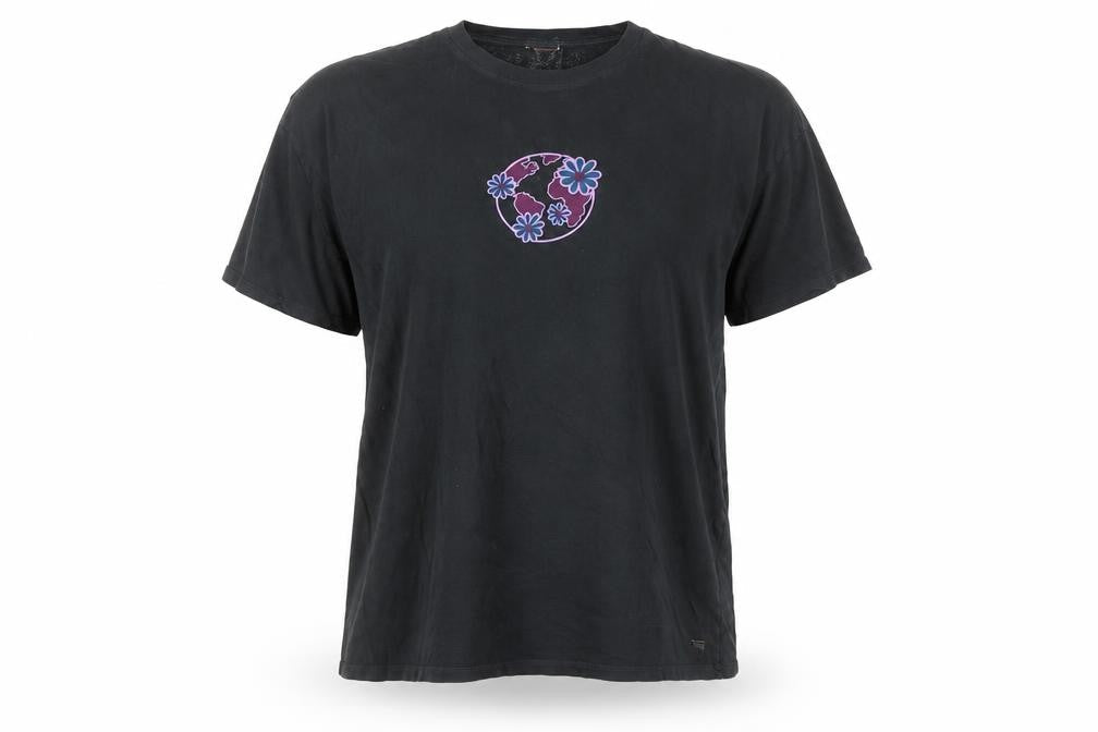 Pacific Republic Teens Black Cotton Graphic T-Shirt Size 8