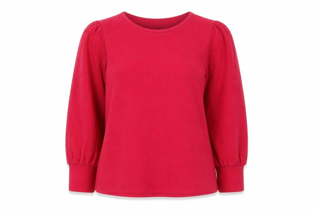 Gallery Womens Pink Long Sleeve Crew Neck Pullover Jumper Size 14