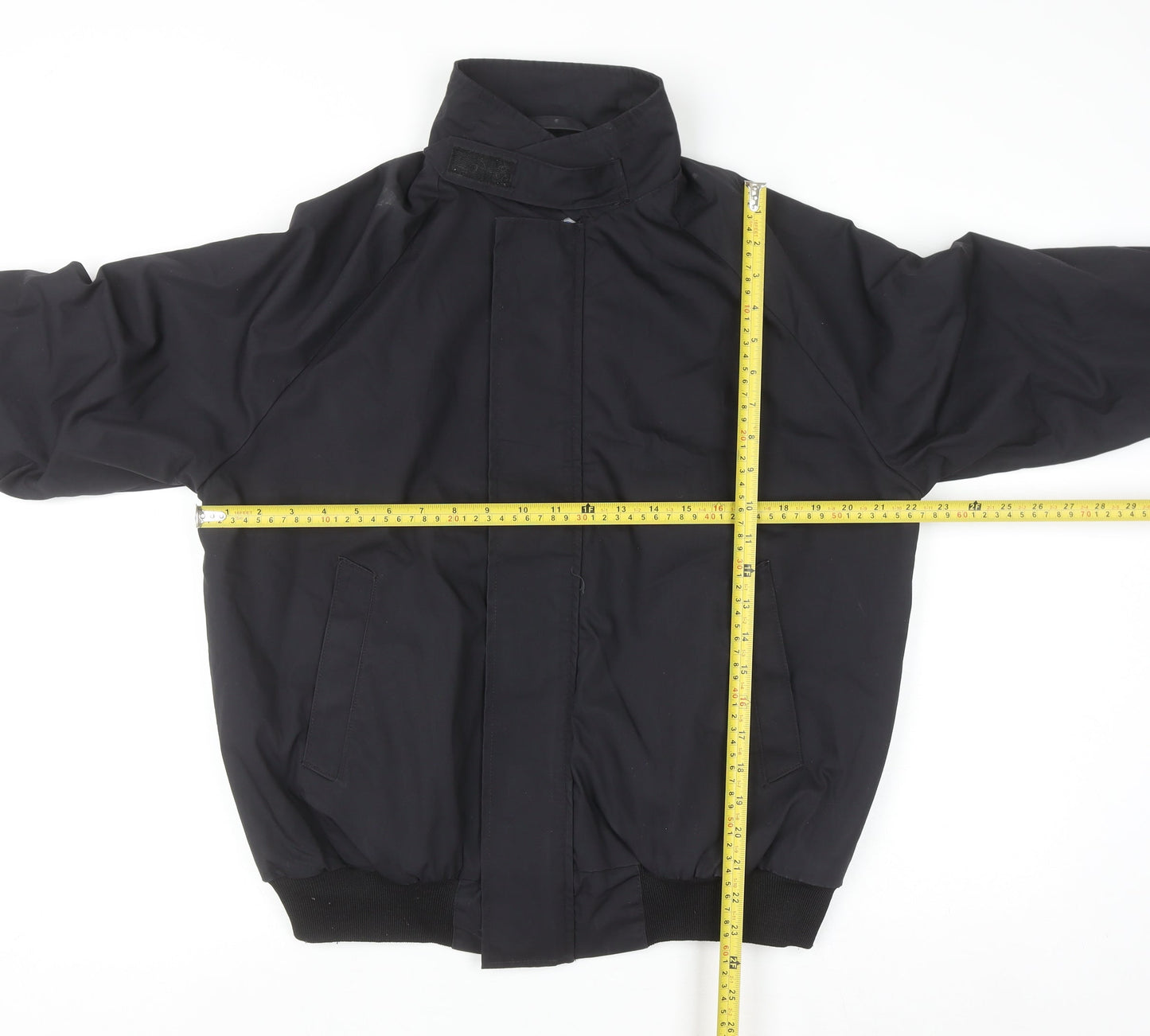Quarterdeck Collection Men's Black Bomber Jacket S Windproof