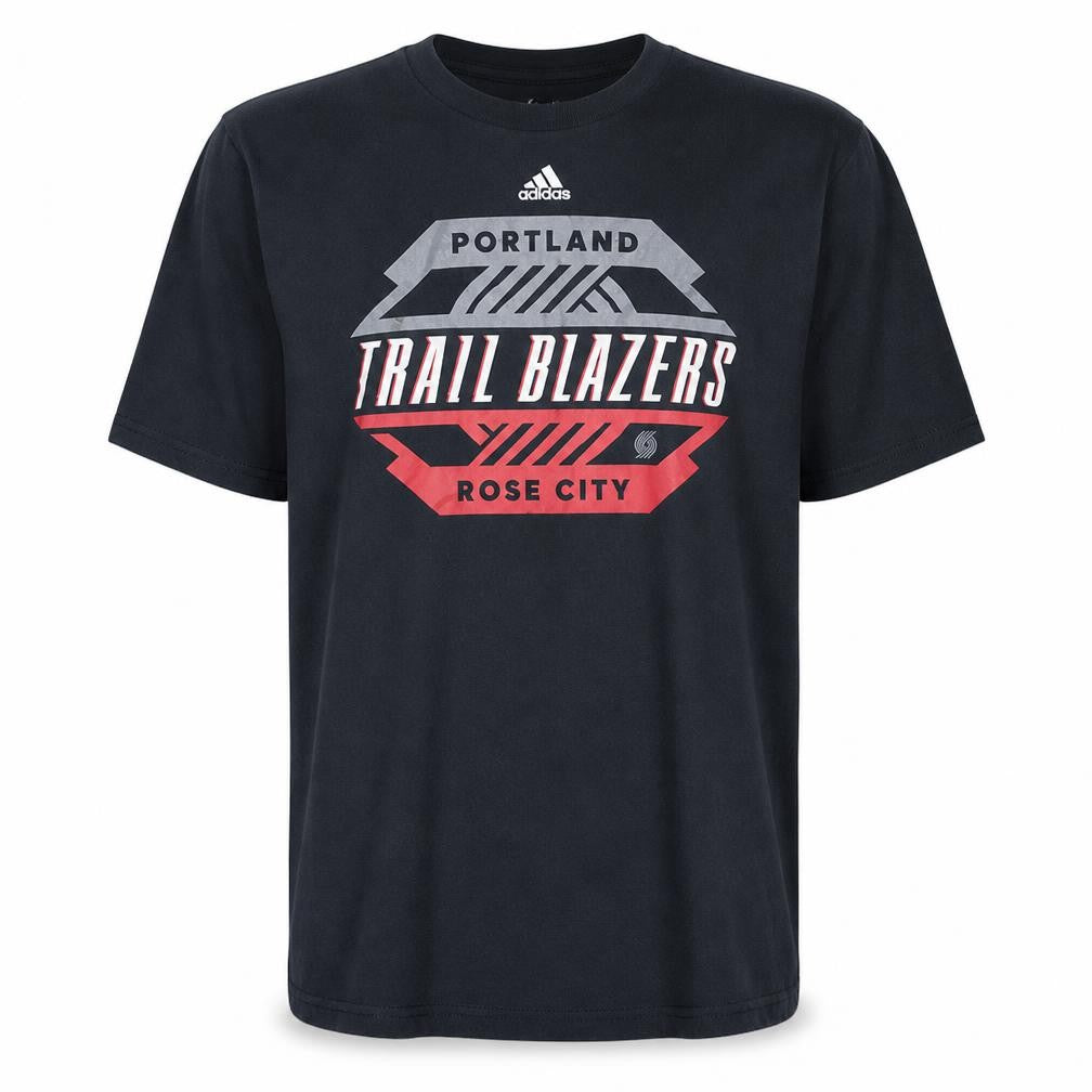 Adidas Men's Black Portland Trail Blazers XL Graphic T-Shirt