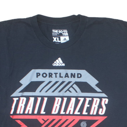 Adidas Men's Black Portland Trail Blazers XL Graphic T-Shirt