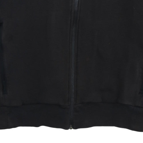 adidas Men's Black 2XL Full Zip Sports Hoodie with Logo