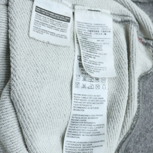 Levi's Men's Grey '73 Logo Crew Neck Pullover Sweatshirt Size M