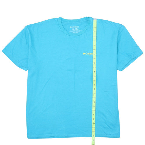 Columbia Men's Blue 2XL PFG Graphic Cotton Crew Neck T-Shirt