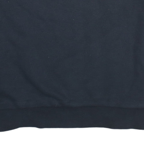 adidas Mens Black XL Pullover Sweatshirt Crew Neck Logo