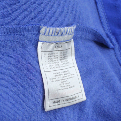 Nike Men's Blue Full Zip Hoodie M Sports Fleece Sweatshirt