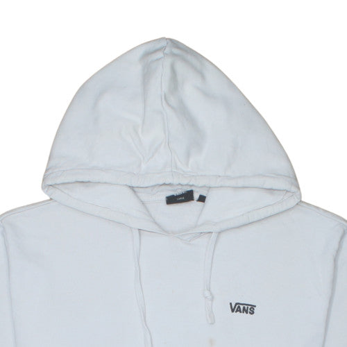 Vans Mens White Pullover Hoodie Size L Regular Fit Cotton