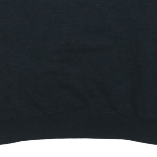 Fila Mens Black Sweatshirt M Crew Neck Pullover Logo Cotton Blend