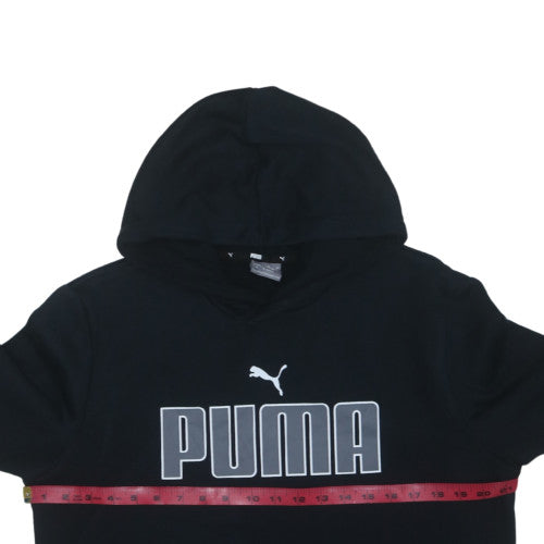 Puma Mens Black Pullover Hoodie M Regular Fit Sportswear
