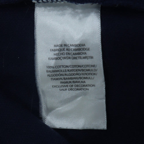 Ralph Lauren Men's Navy Slim Fit Long Sleeve Polo Shirt Size L