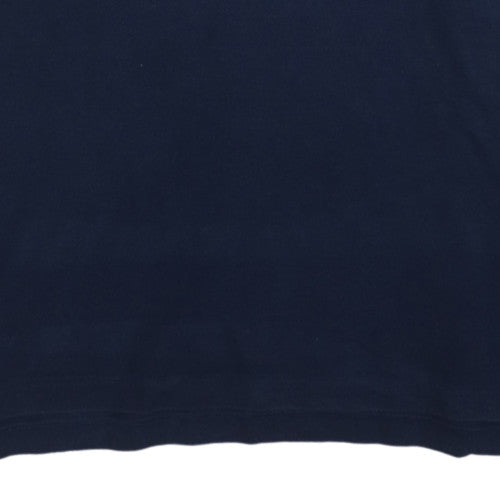 Ralph Lauren Men's Navy Slim Fit Long Sleeve Polo Shirt Size L