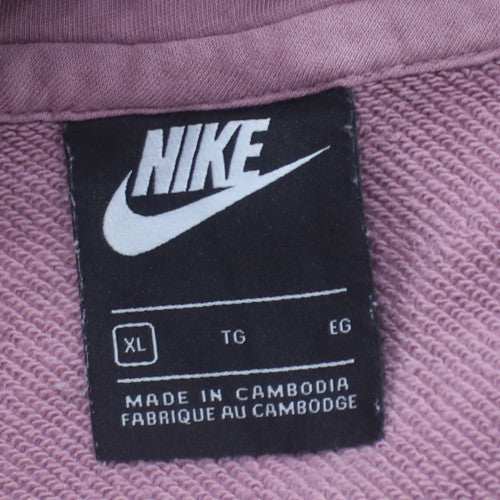 Nike Womens Purple Pullover Hoodie XL Hooded Sweatshirt