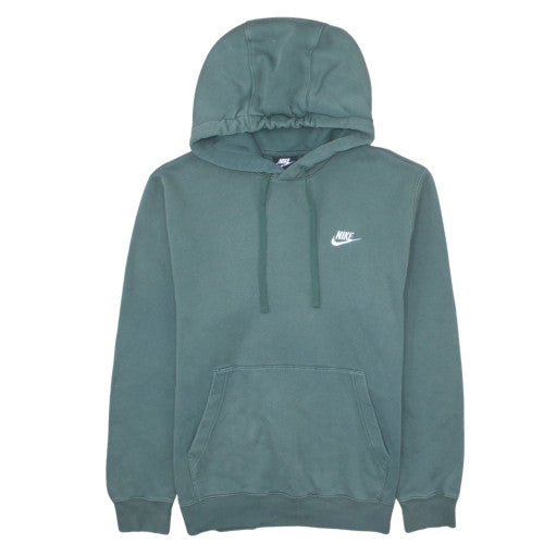 Nike Men's Green Pullover Hoodie Small Regular Fit Fleece Sweatshirt