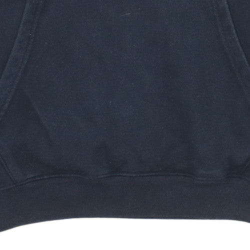 Champion Boys Black Pullover Hoodie 13-14 Years Fleece Logo Sweatshirt