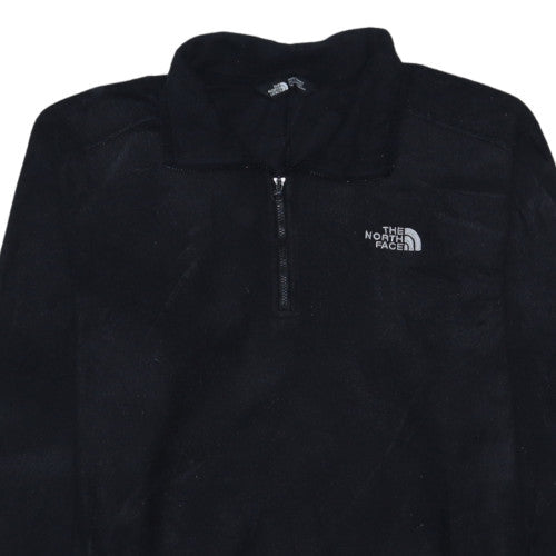 The North Face Men's Black Fleece 1/4 Zip Pullover Sweatshirt M