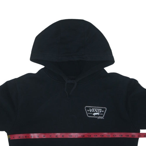 Vans Men's Black Pullover Hoodie Small Skate Logo Fleece Sweatshirt