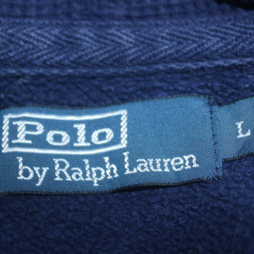 Ralph Lauren Men's Blue Full Zip Hoodie Size L