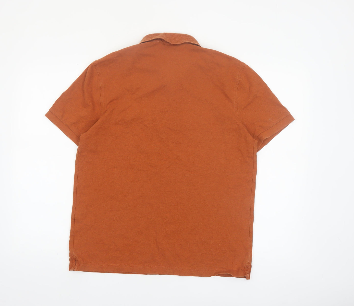 Charles Tyrwhitt Men's Brown Cotton Stretch Polo Shirt Medium