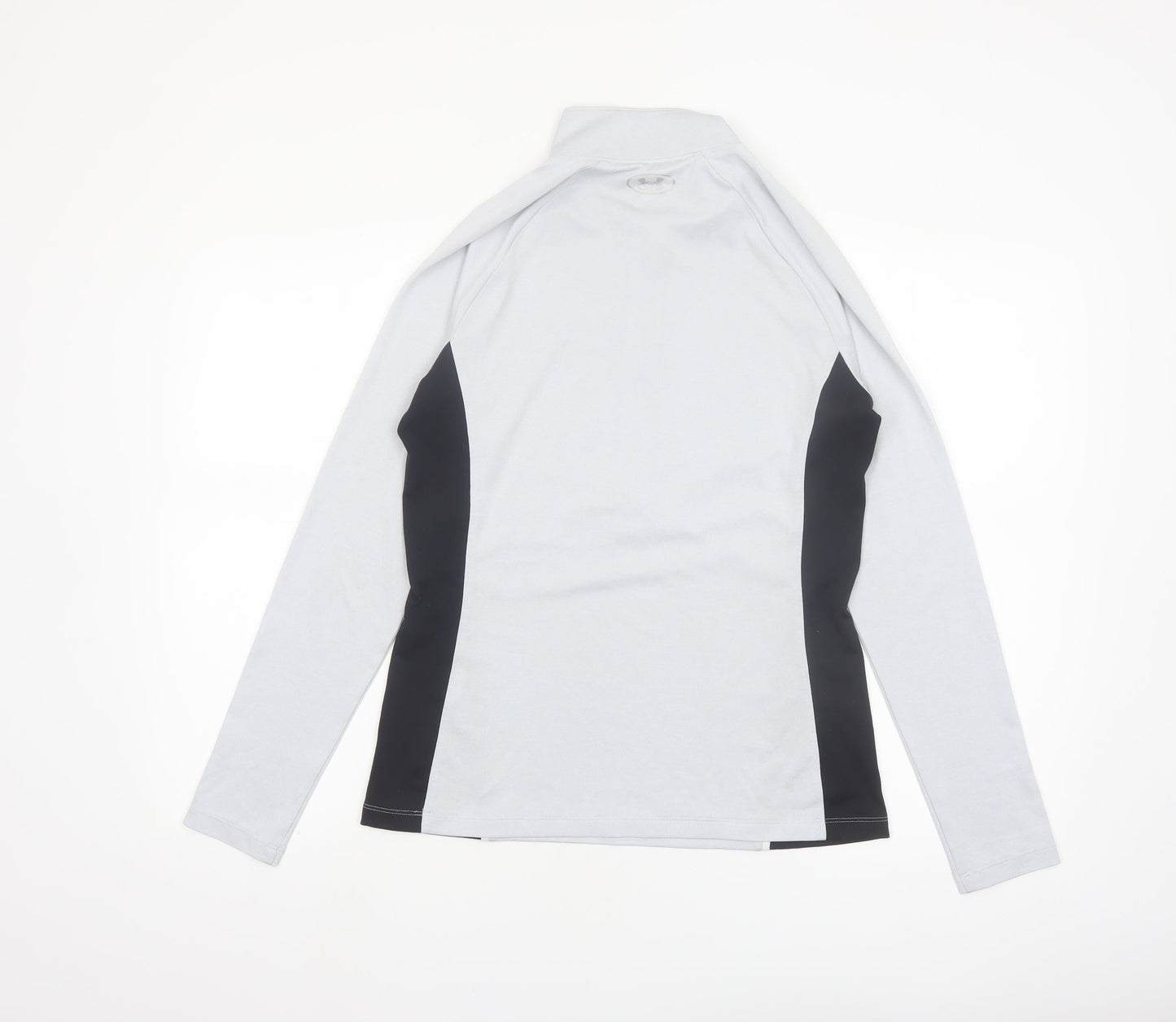 Under Armour Women’s Grey 1/4 Zip Long Sleeve HeatGear Top M