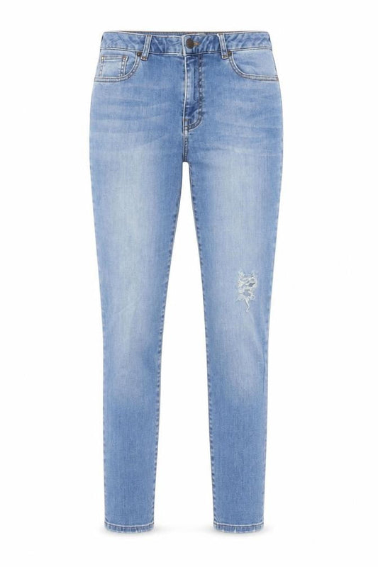 WAREDENIM Women's Blue Skinny Mid-Rise Stretch Jeans UK 10