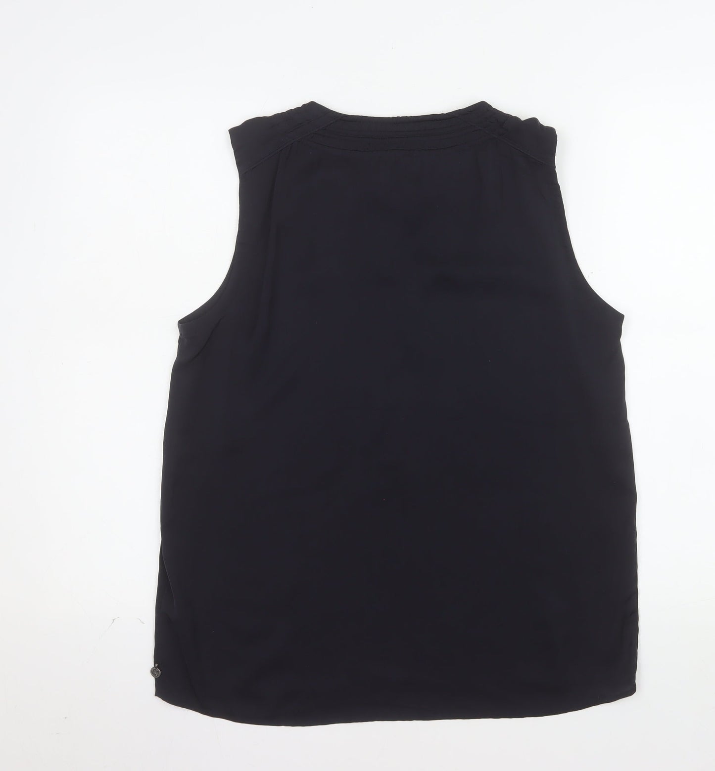 Maison Scotch Women's Blue Sleeveless Chiffon Blouse Size 10
