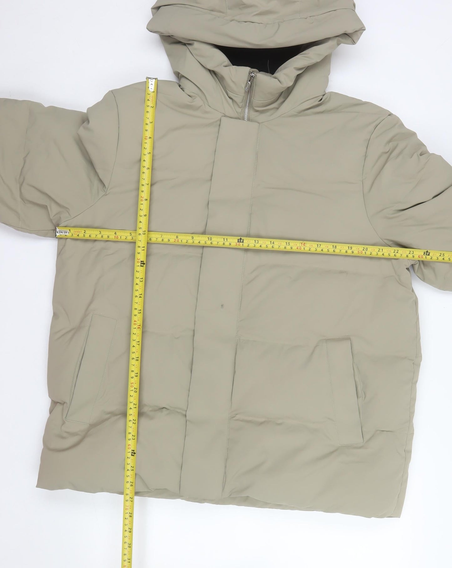 Marks and Spencer Women’s Beige Hooded Puffer Jacket Size L