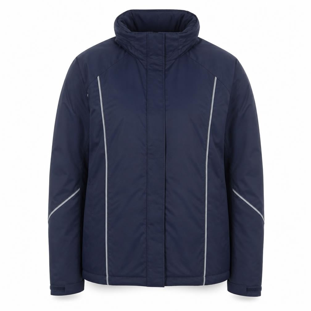 North End Womens Blue Waterproof Lined Jacket Size M