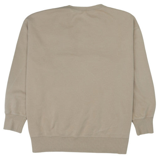 Nike Women’s Beige Crew Neck Pullover Sweatshirt Size L
