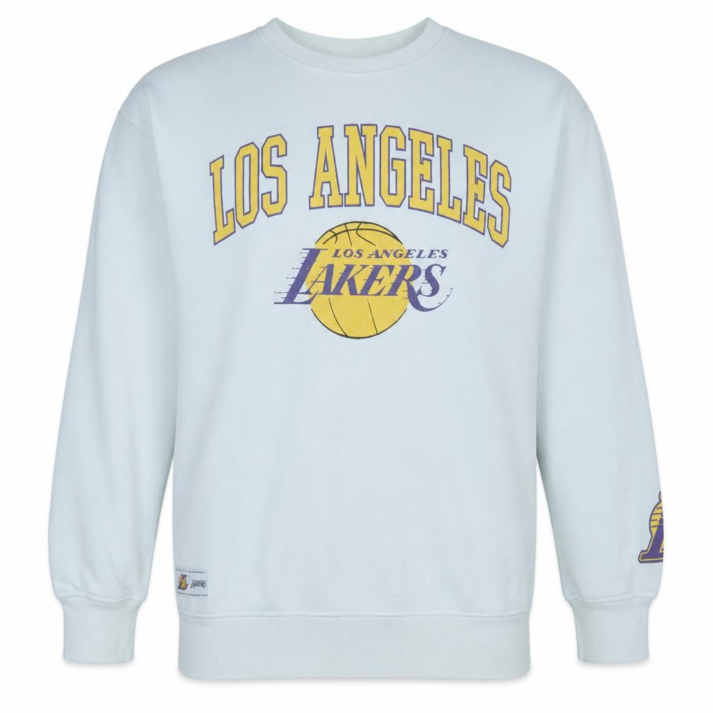 Primark Men’s White Los Angeles Lakers Sweatshirt Size S Pullover