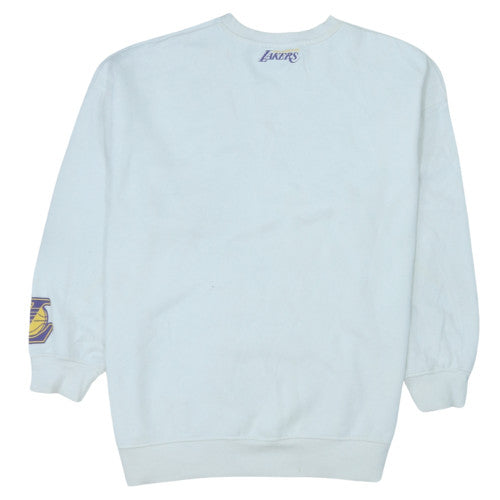 Primark Men’s White Los Angeles Lakers Sweatshirt Size S Pullover