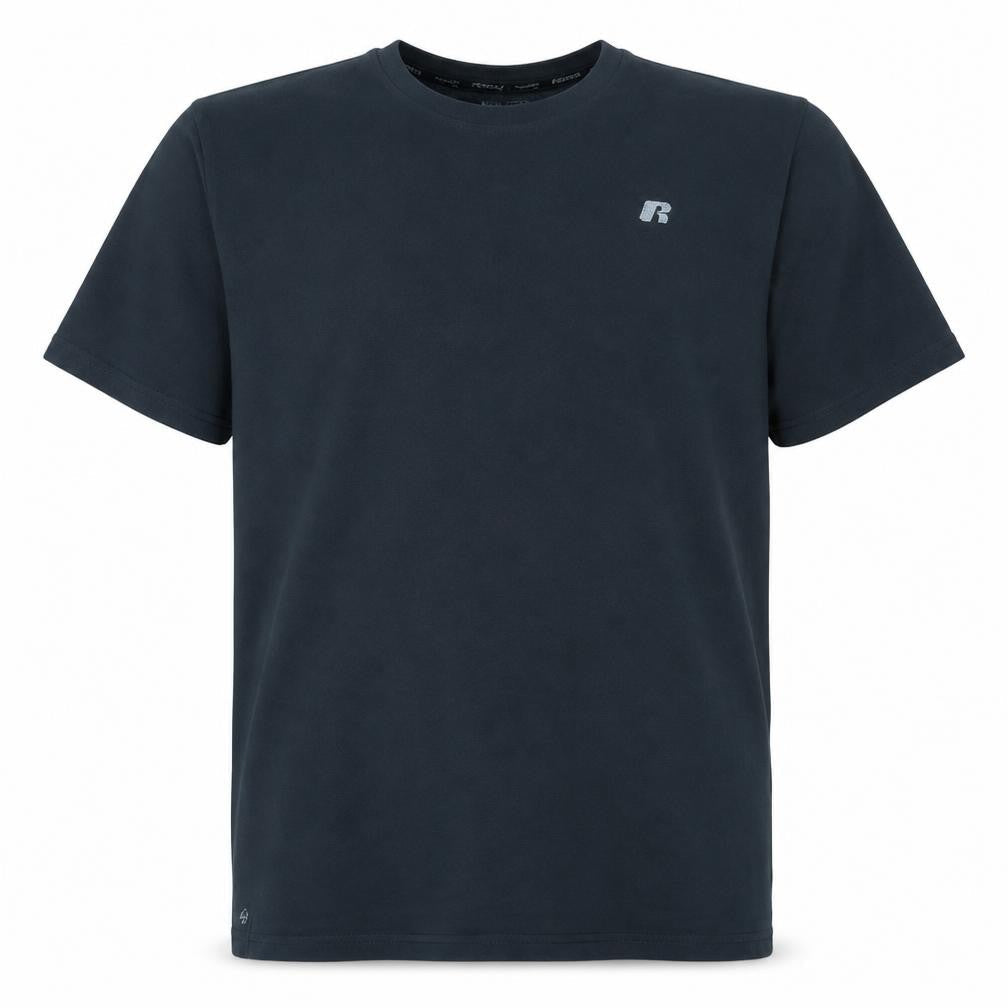 Russell Men's Navy Blue XL Crew Neck Cotton Blend T-Shirt