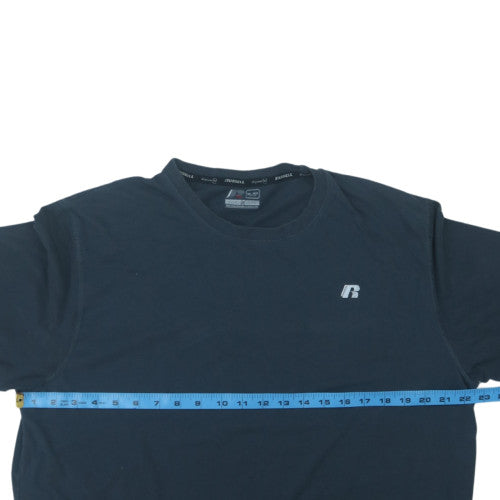 Russell Men's Navy Blue XL Crew Neck Cotton Blend T-Shirt